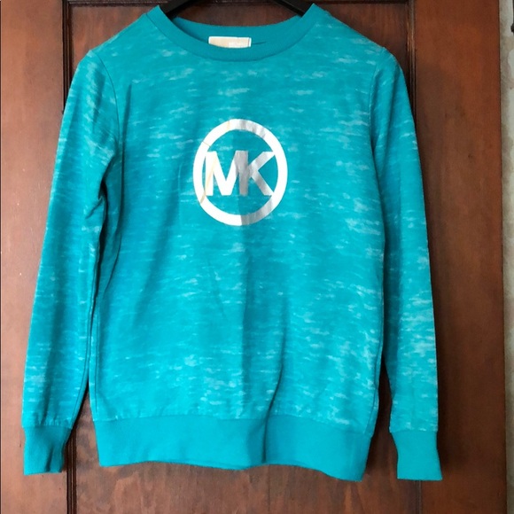 Michael Kors Tops - [MICHAEL KORS]: Light Blue sweatshirt